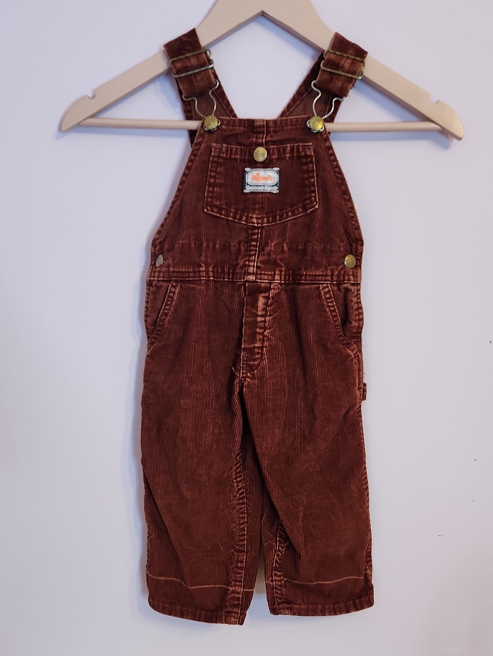 VTG OshKosh B’Gosh Toddler Overalls Corduroy, size 3T